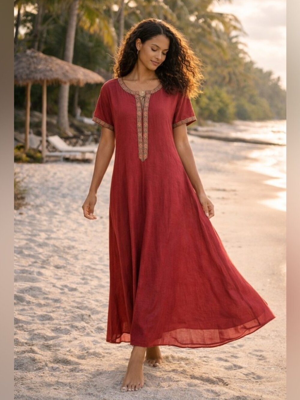 Elegant Flowy Burgundy Short Sleeve Ultra Maxi Dress Cottagecore Festival Resort